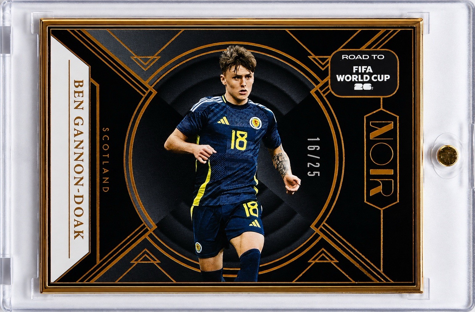 Ben Gannon-Doak 2025-26 Panini Noir Bronze Frame /25 Scotland