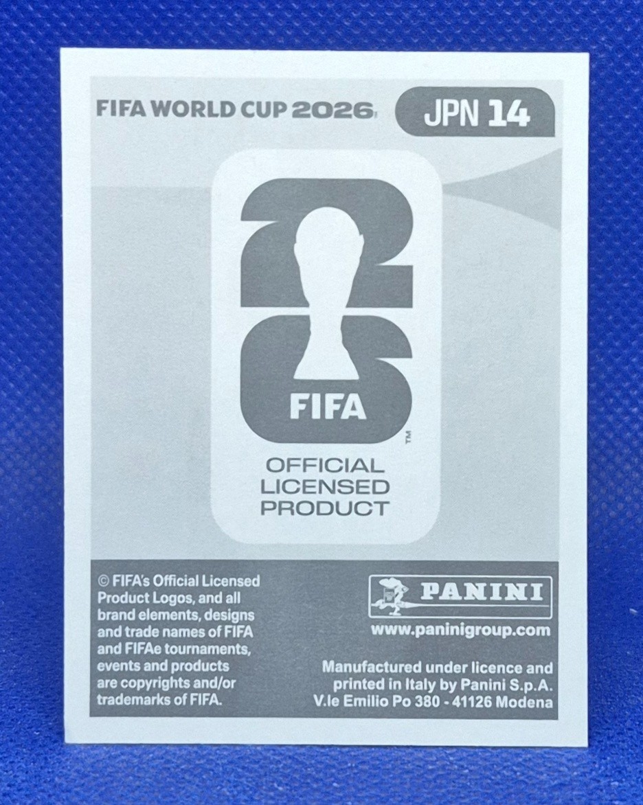 2026 Panini FIFA World Cup Sticker Ritsu Doan #JPN 14 – Japan