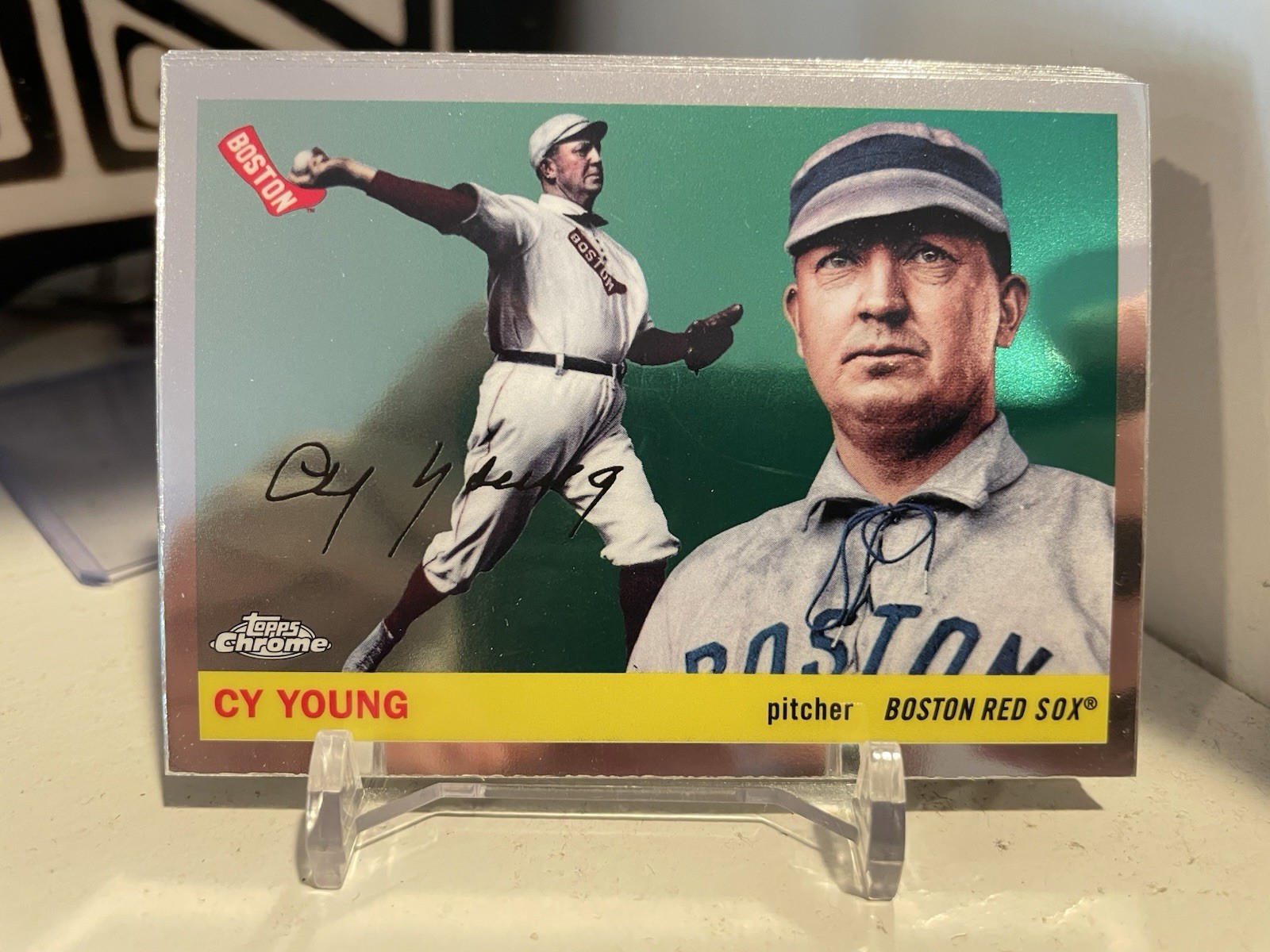 2025 Topps Chrome Platinum #251 Cy Young Boston Red Sox Quantity Available