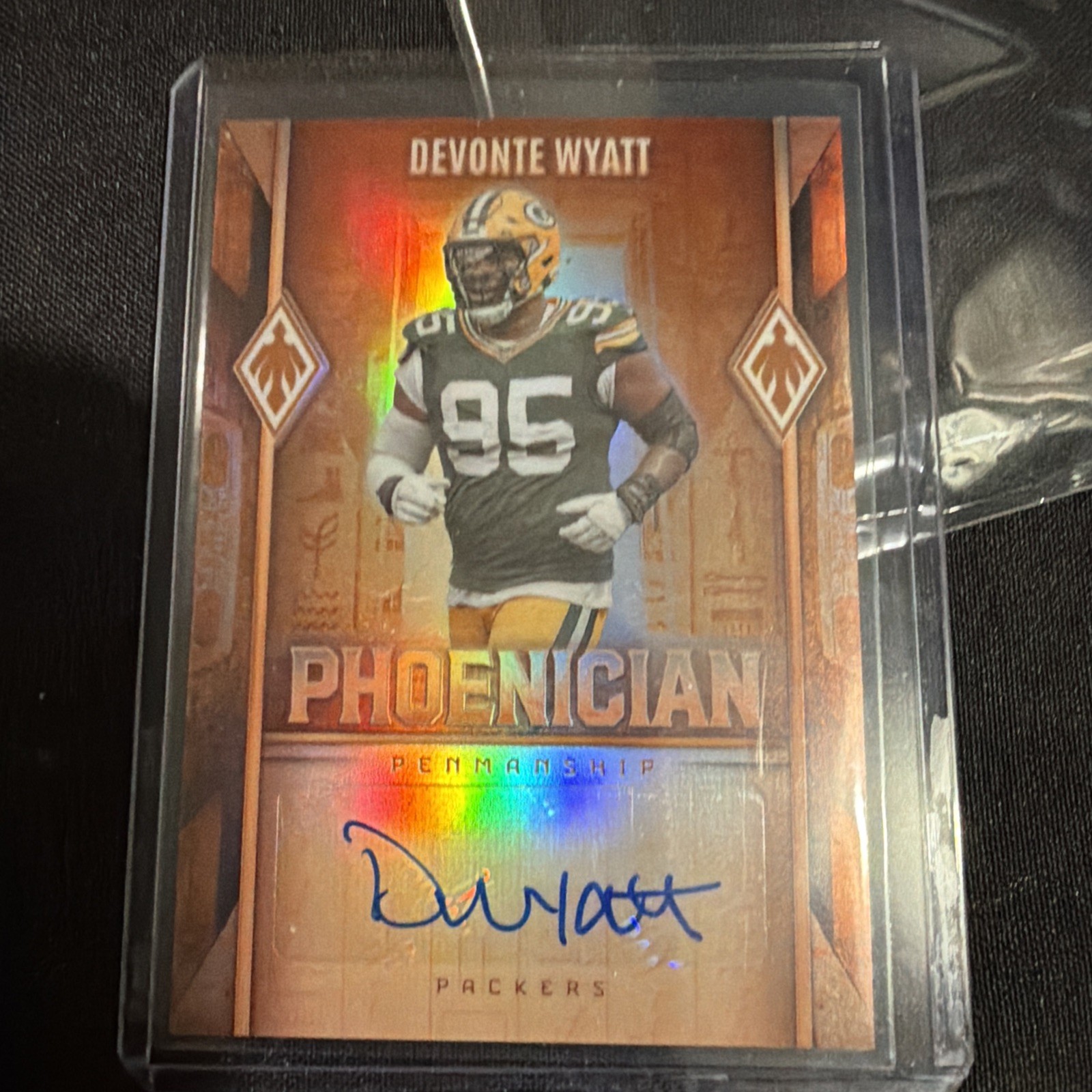 2025 Panini Phoenix Devonte Wyatt Phoenician Case Hit Autograph! Packers SSP