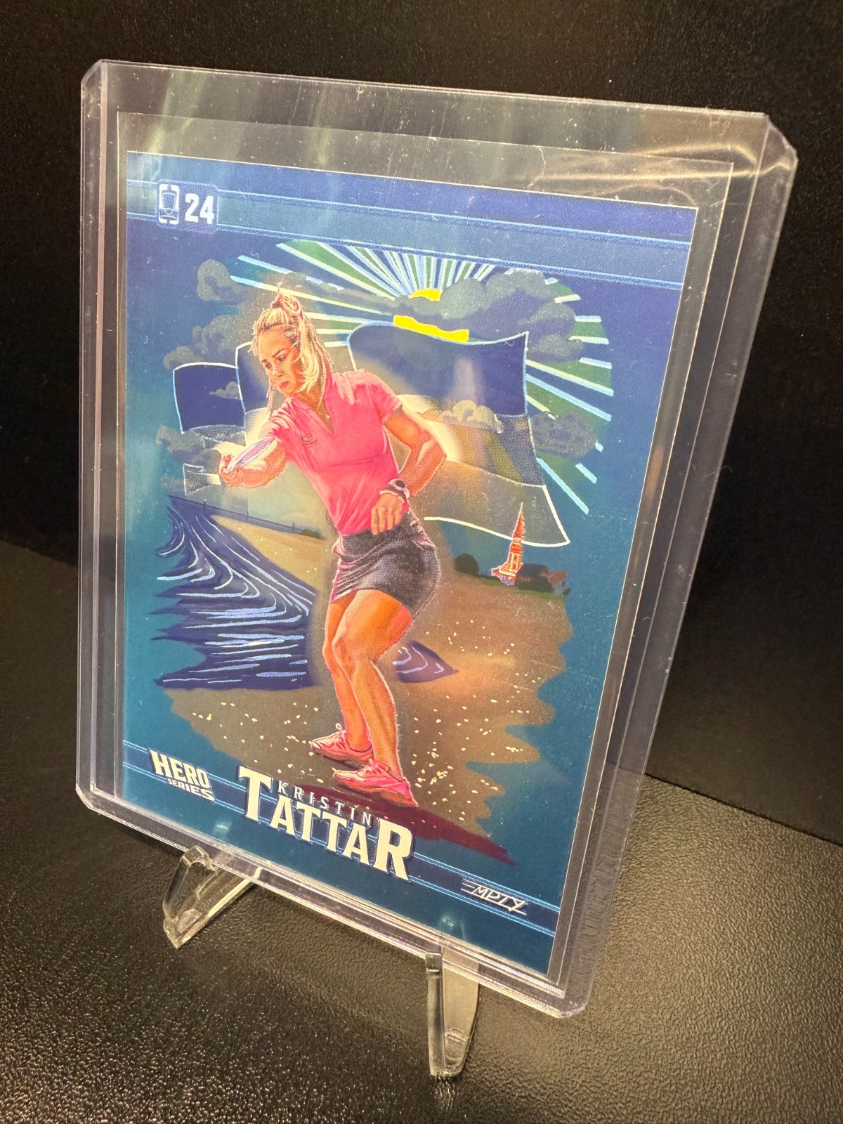 Kristin Tattar (Latt) – Ultra Rare Hero Series – Custom Art DGPT Disc Golf Card