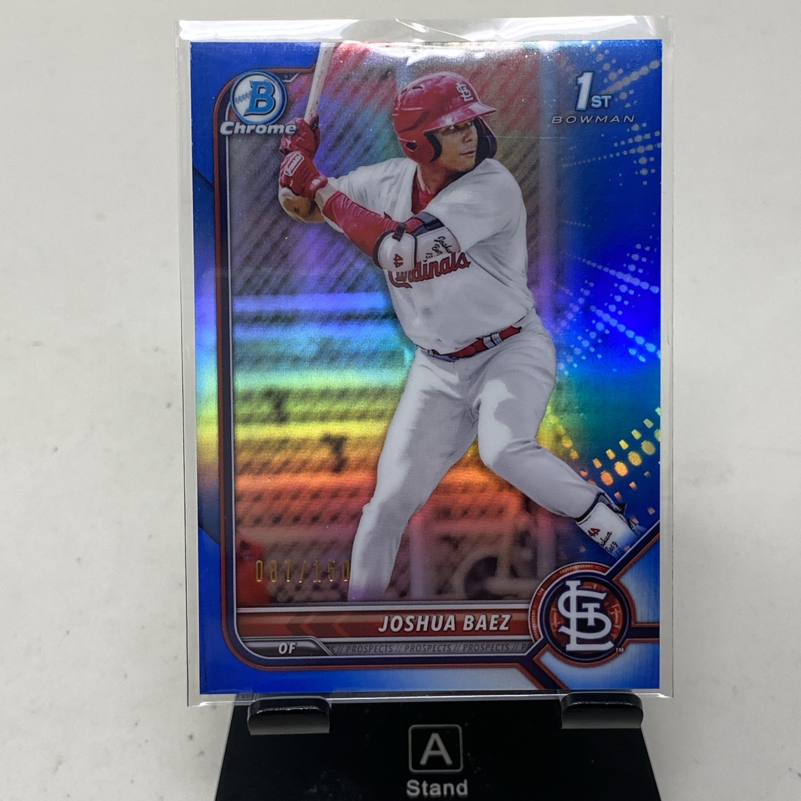 2022 Bowman Chrome 1st Joshua Baez Blue Refractor #’d /150 Prospects Rookie AG60