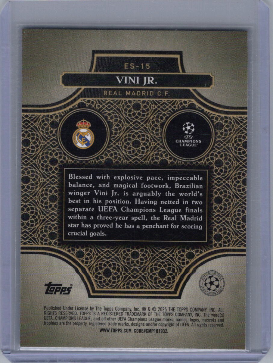 2024-25 Merlin UEFA Club Competitions #ES-15 Vini Jr. Elite Society
