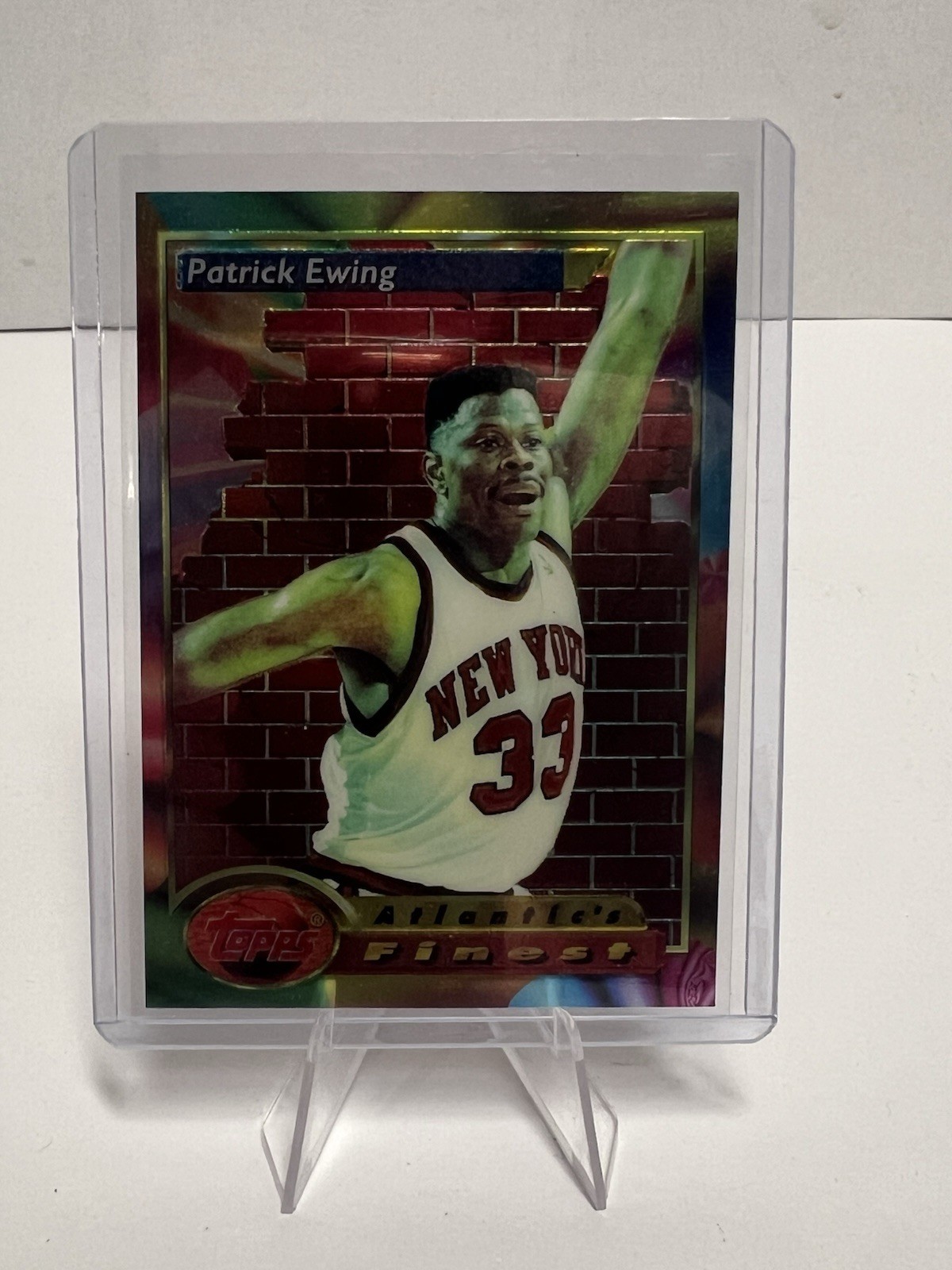 1993-94 Topps Finest Patrick Ewing #90 Knicks Atlantic’s Finest