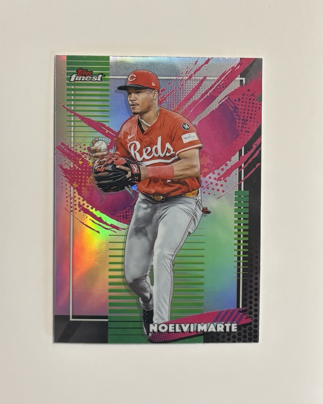2026 Topps Finest Rare Noelvi Marte #216 Cincinnati Reds Refractor