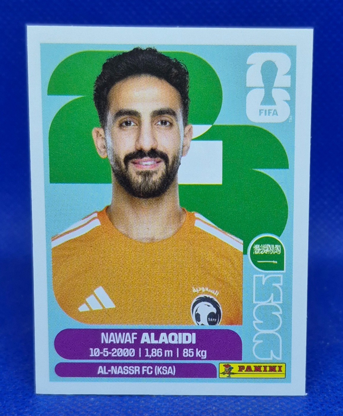 2026 Panini FIFA World Cup Sticker Nawaf Alaqidi #KSA 2 – Saudi Arabia