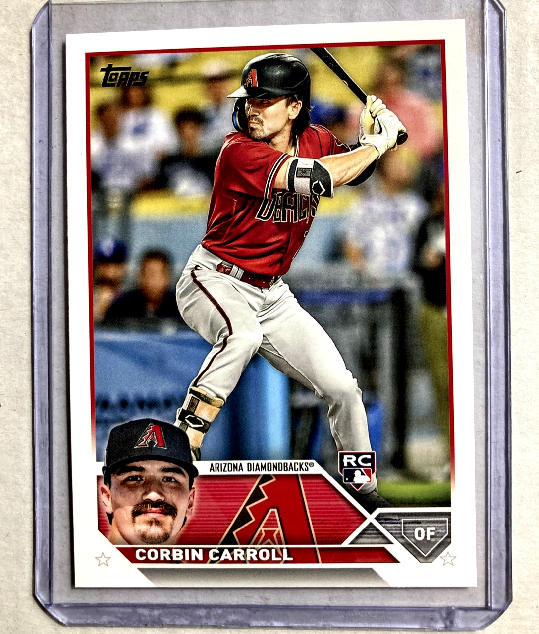 2023 Topps #401- CORBIN CARROLL Rookie RC Card.