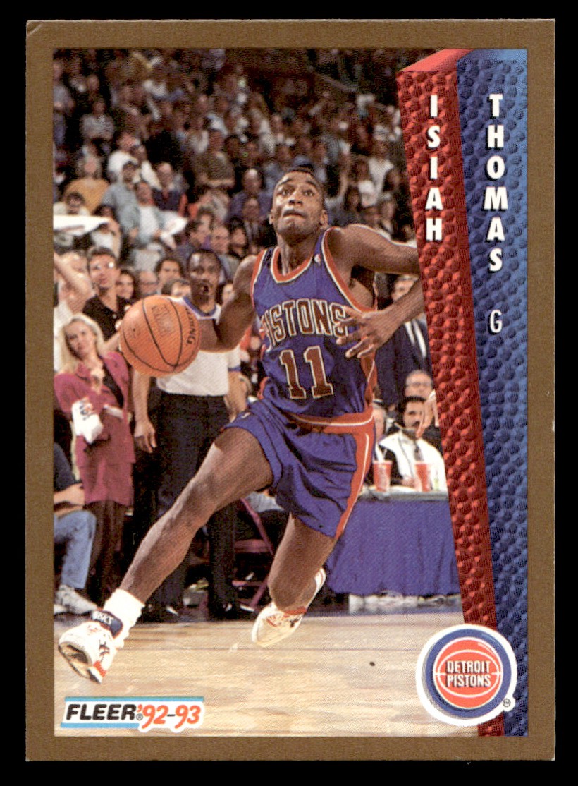 1992-93 Fleer – Isiah Thomas #69 Basketball Sports Card Raw Trading Card