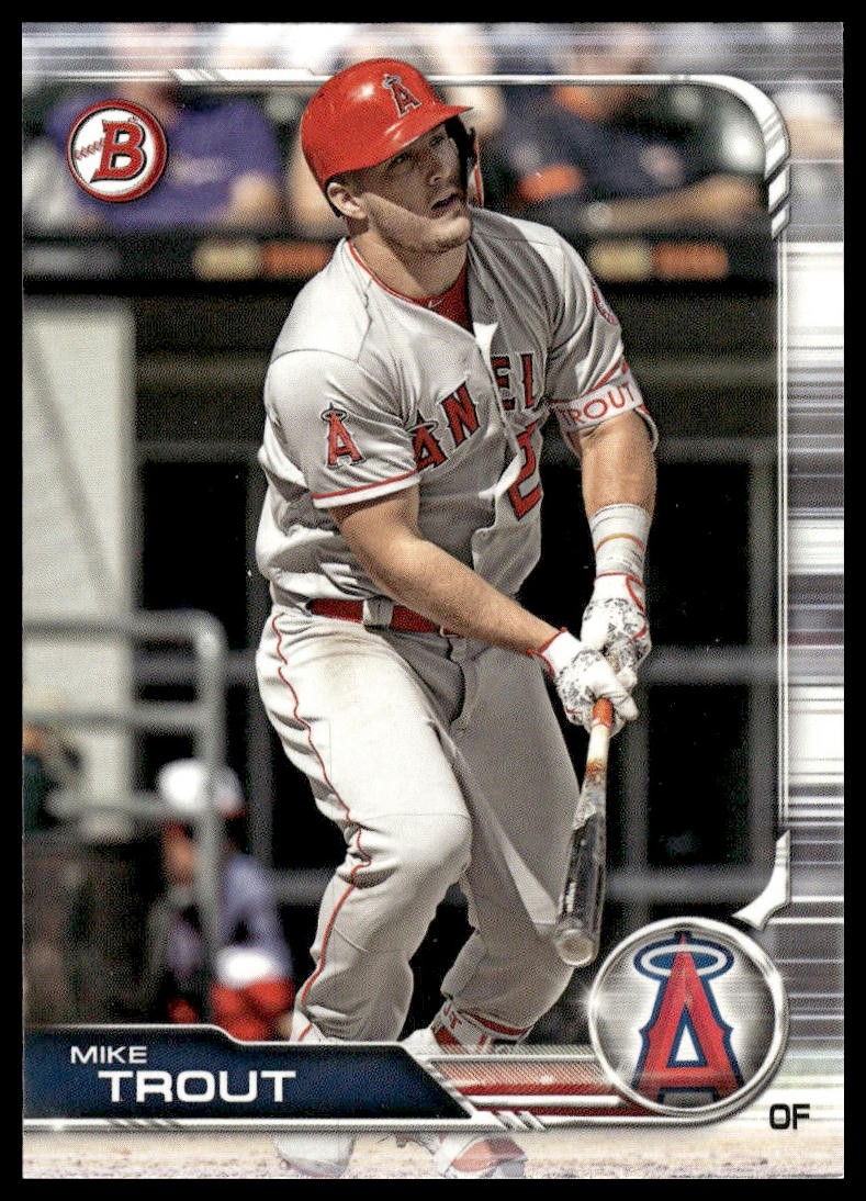 2019 Bowman #1 Mike Trout Los Angeles Angels NM+