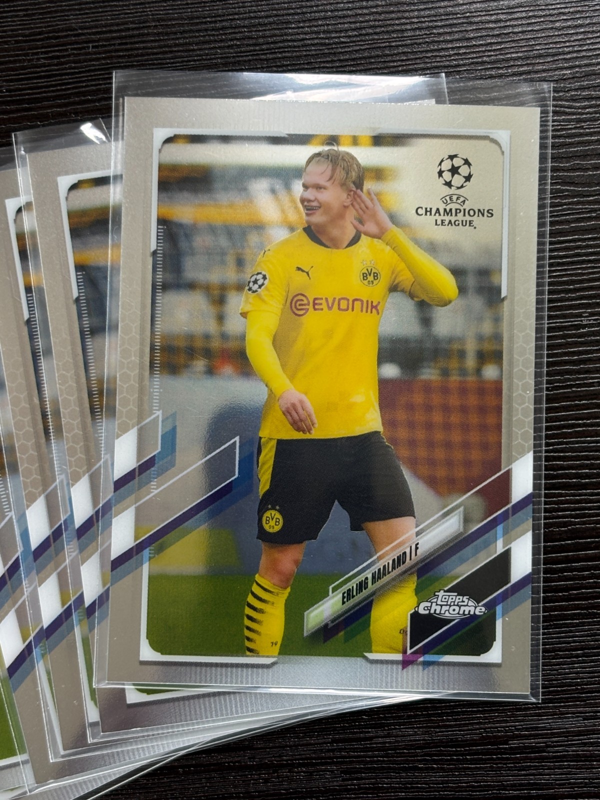 Erling Haaland SINGLES – 2020/21 & 2021/22 Topps Chrome UEFA