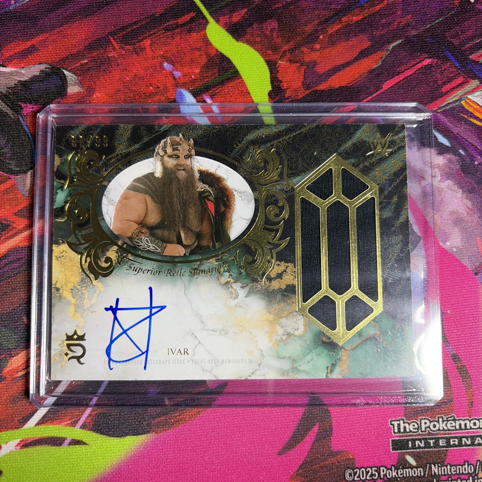2025 Topps Wwe Royalty Ivar Superior Relic Signatures 66/99
