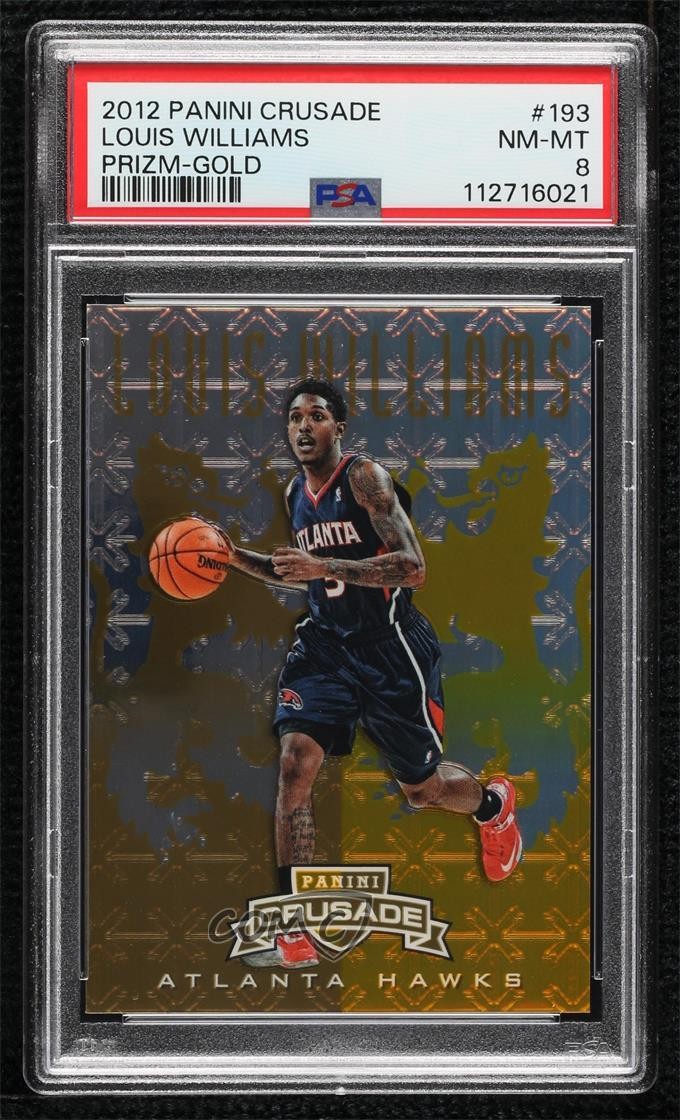 2012-13 Panini Crusade Crusade Gold 10/10 Lou Williams Louis Williams #193 e1e