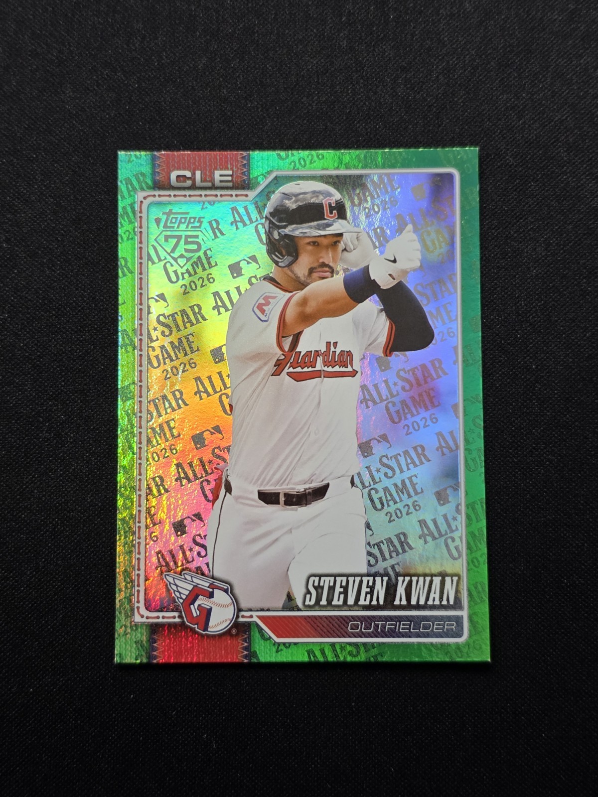 2026 Topps Series 2 Baseball Steven Kwan #675 All-Star Game Green Foil /99