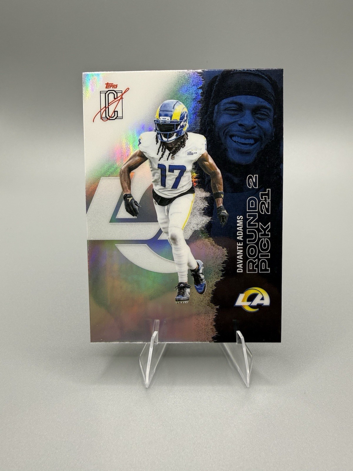 2025 Topps Signature Class #82 Davante Adams Refractor Los Angeles Rams