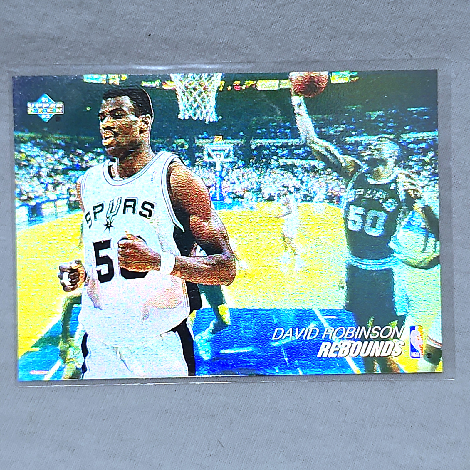1991-92 Upper Deck Award Winner Holograms David Robinson #AW6 San Antonio Spurs