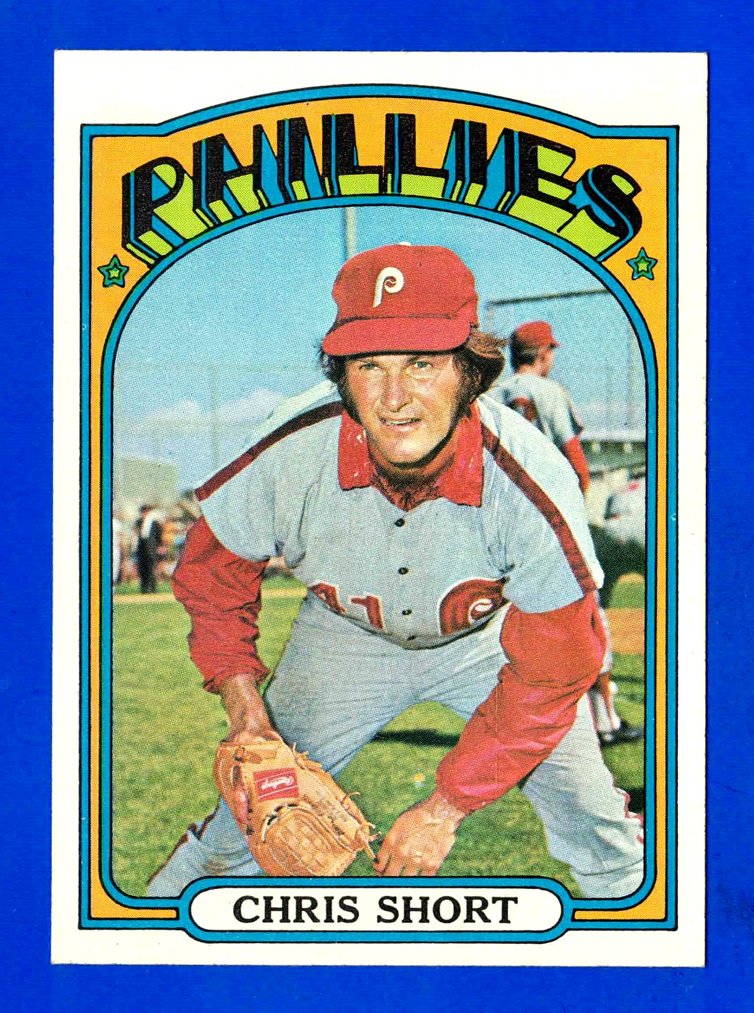 1972 TOPPS #665 CHRIS SHORT PHILADELPHIA PHILLIES HIGH NUMBER CARD — NM MINT