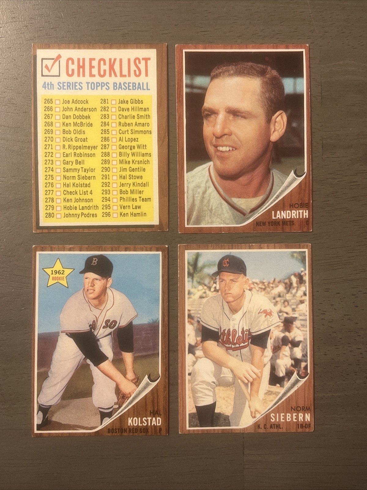1962 TOPPS BASEBALL #201-400 EX COMPLETE YOUR SET FREE SHIPPING