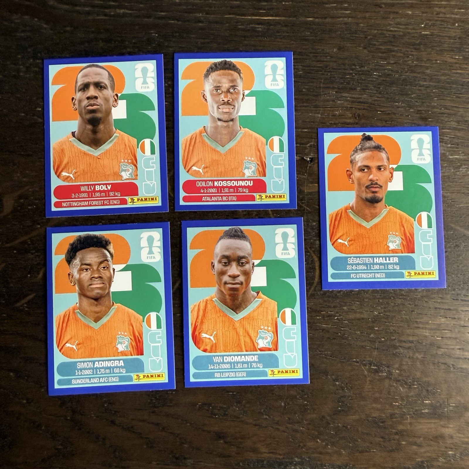 2026 Panini FIFA World Cup Stickers US Edition Blue Parallel – Ivory Coast