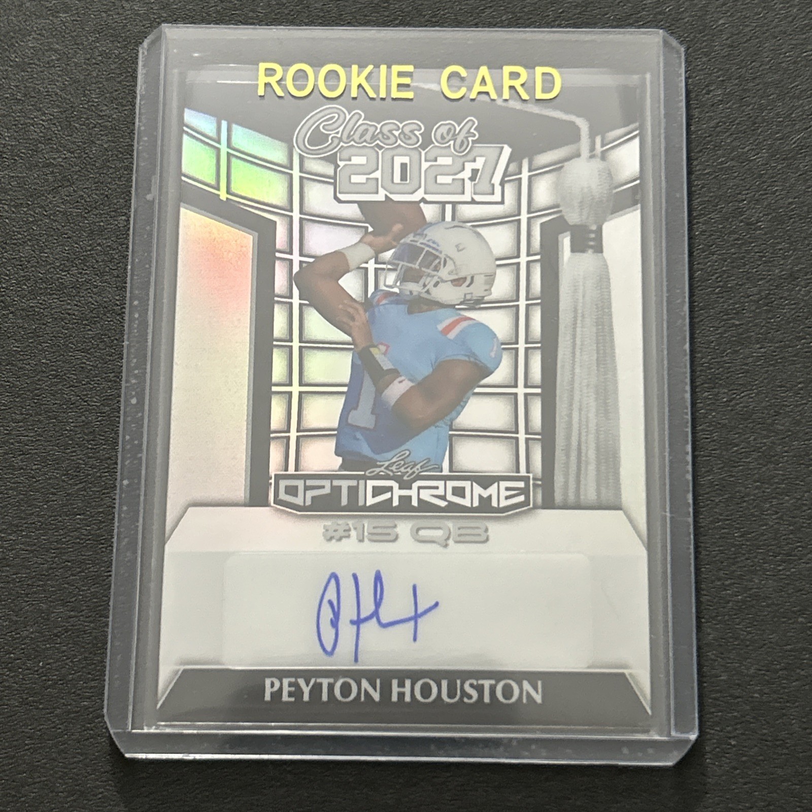 2025 Leaf Optichrome – Class of 2027 Autographs Peyton Houston /10