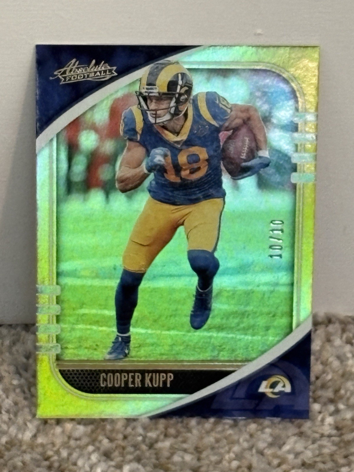 Panini 2020 Absolute Cooper Kupp #60 Los Angeles Rams Serial Numbered /10