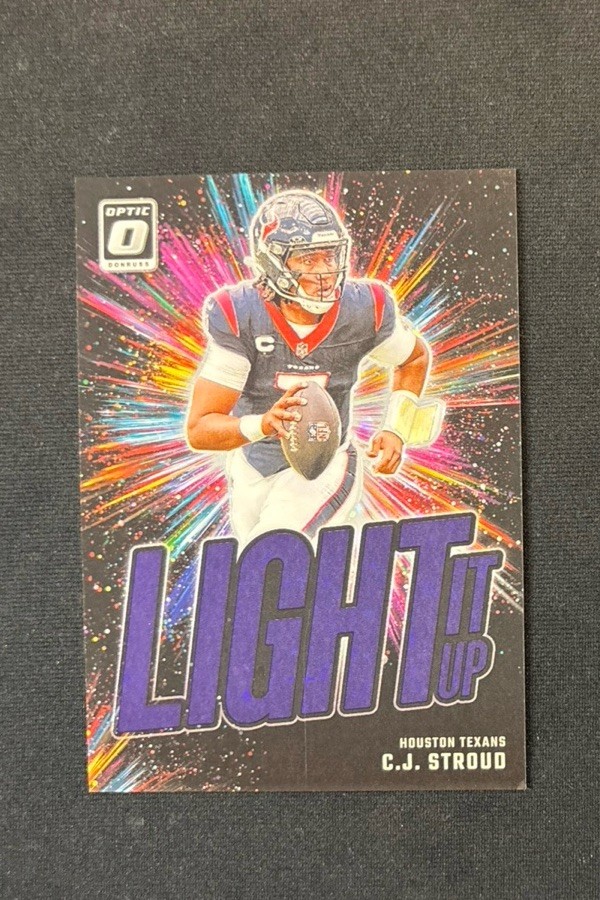 2024 Donruss Optic #17 CJ Stroud Light It Up /25 SSP Texans See Description