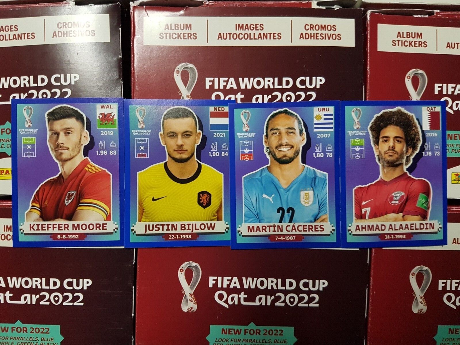 2022 Panini World Cup Qatar Stickers Blue (#NED1-#WAL20) USA Edition – YOU PICK