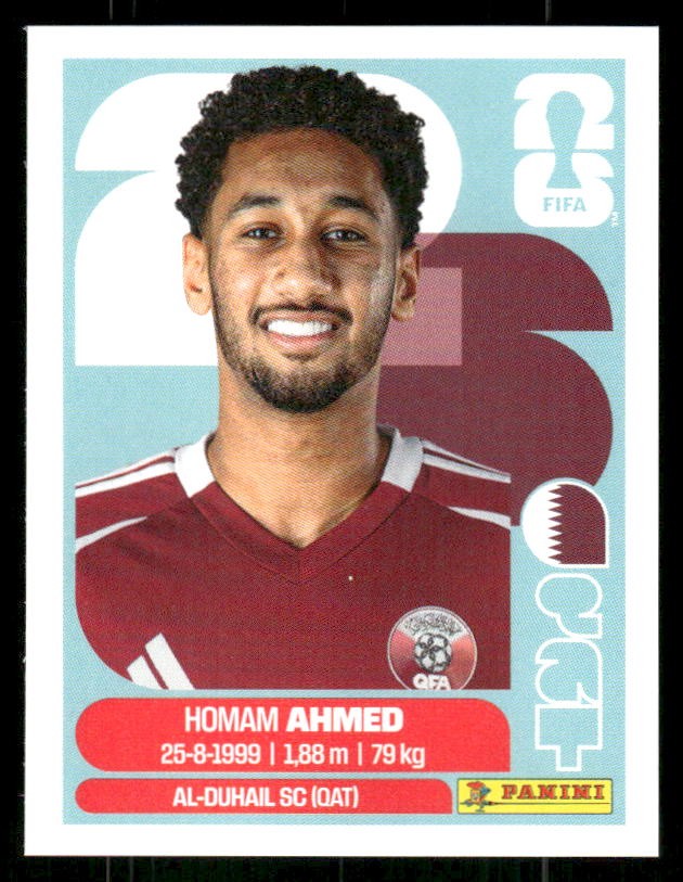 2026 Panini FIFA World Cup Stickers #QAT5 Homam Ahmed