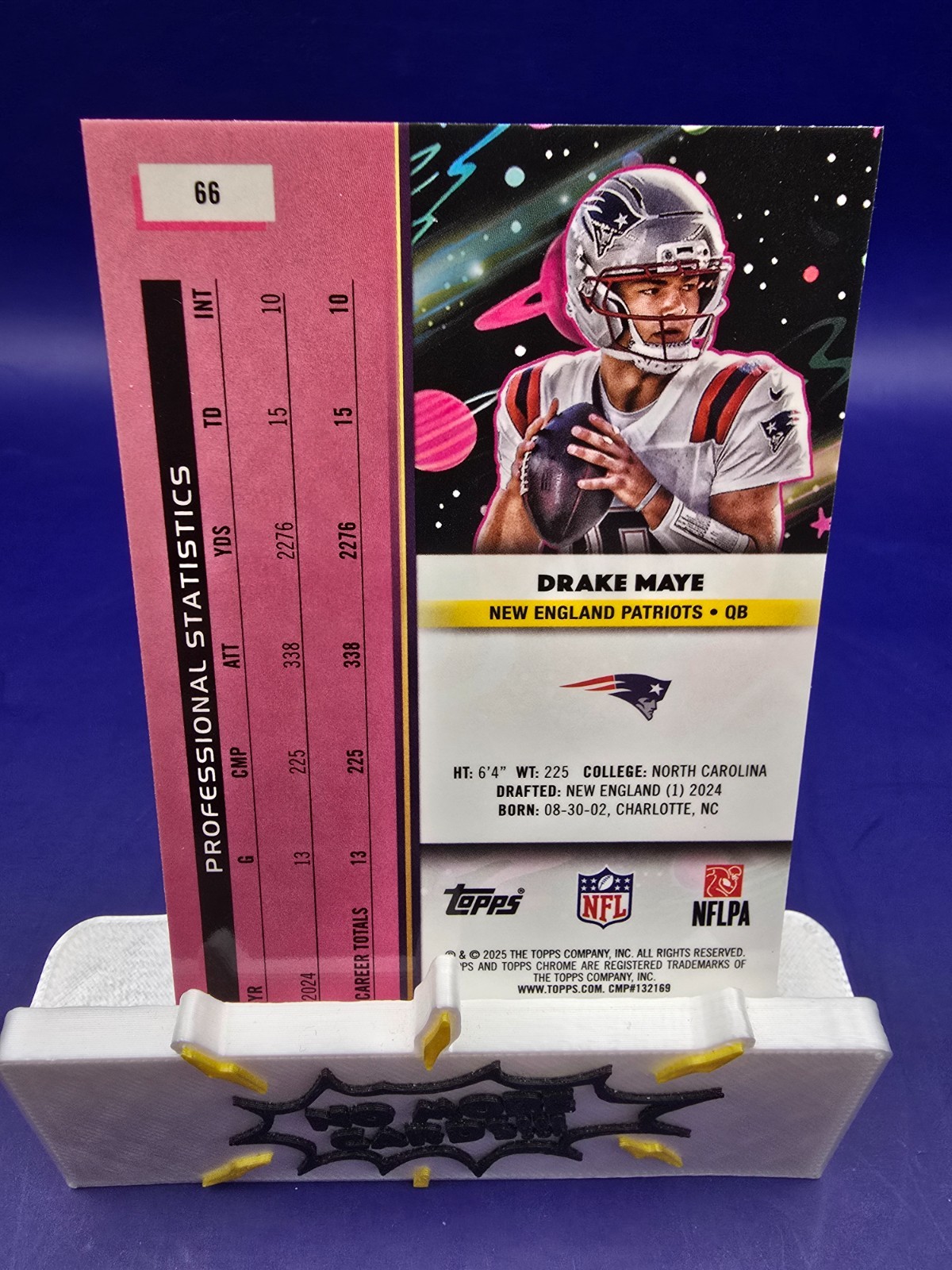 2025 Topps Chrome Cosmic Drake Maye