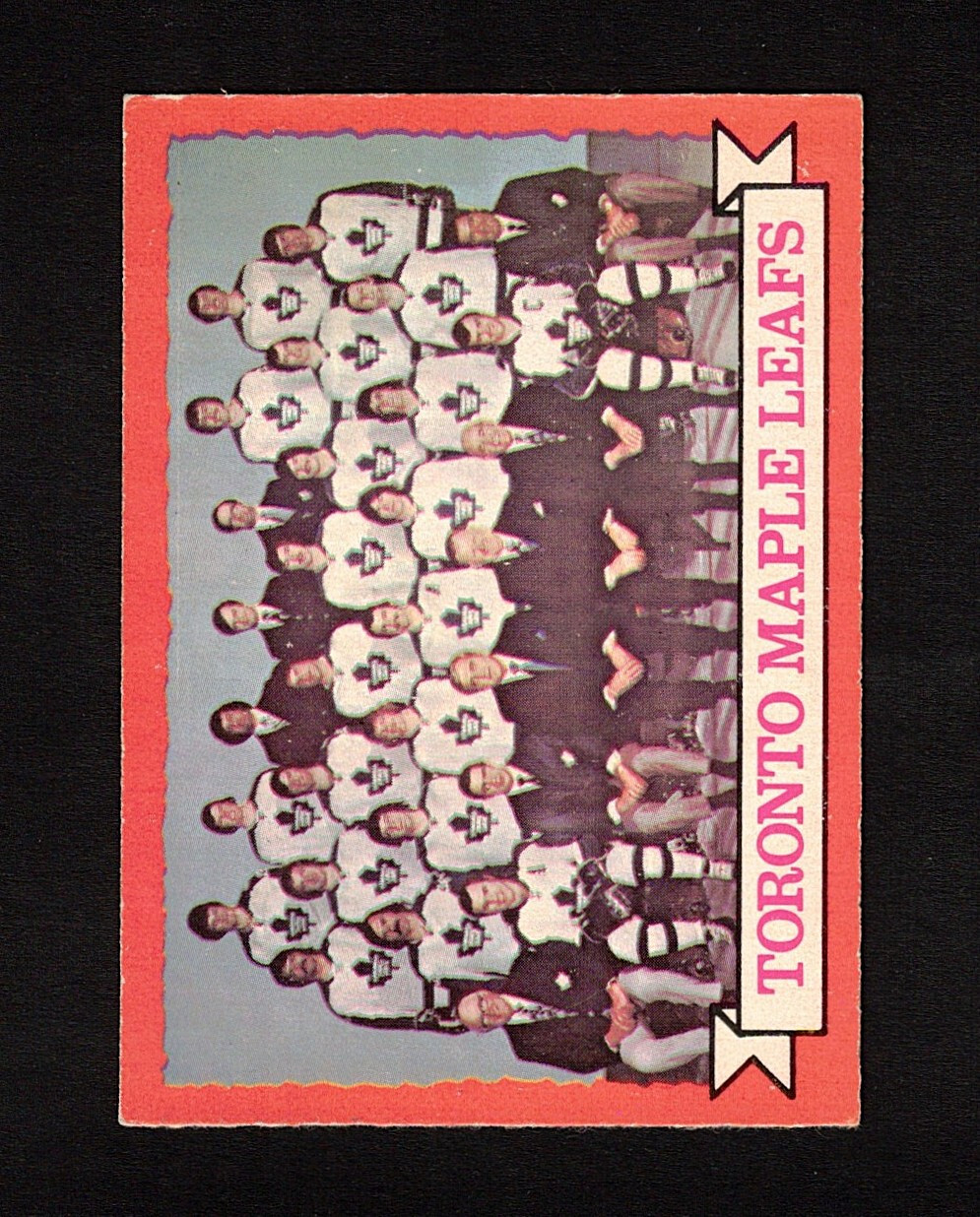 1973-74 TORONTO MAPLE LEAFS Team Photo & Records #106 VG-EX+ OPC KEY Hockey Card