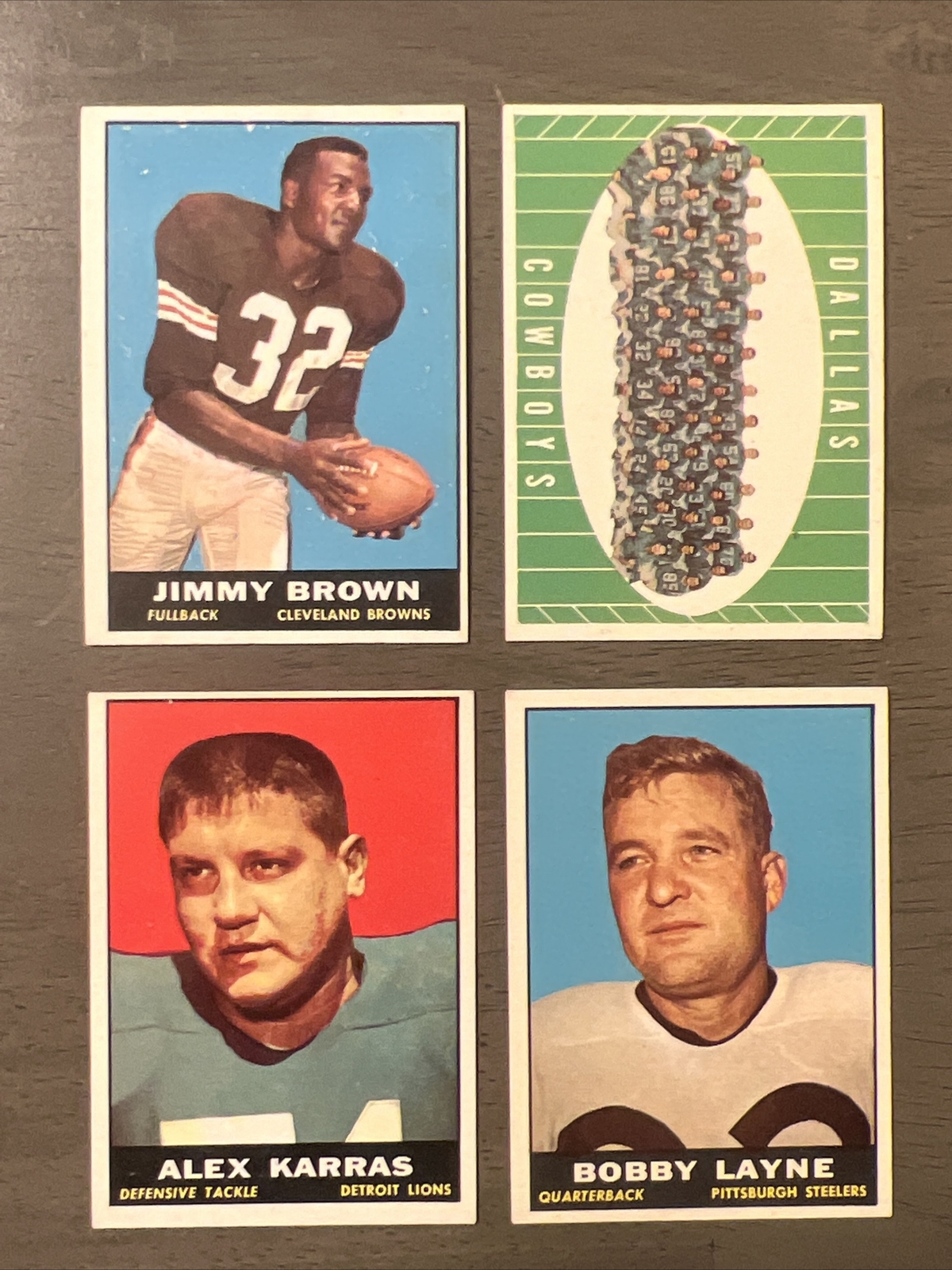 1961 TOPPS FOOTBALL #1-200 YOU PICK COMPLETE YOUR SET FREE SHIPPING