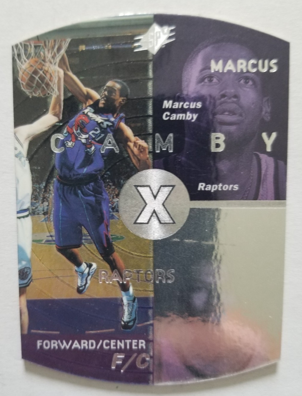 Marcus Camby 1997-98 Upper Deck SPx Sky Blue #41 – Toronto Raptors