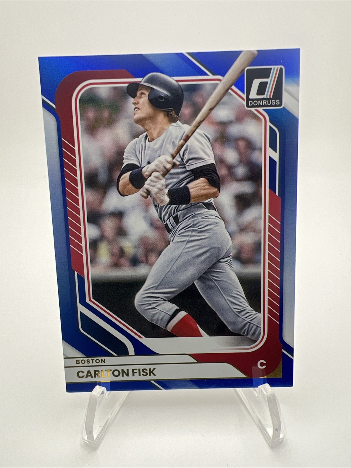 2026 Panini Donruss Carlton Fisk Blue Foil Border Parallel #/149 Red Sox #79