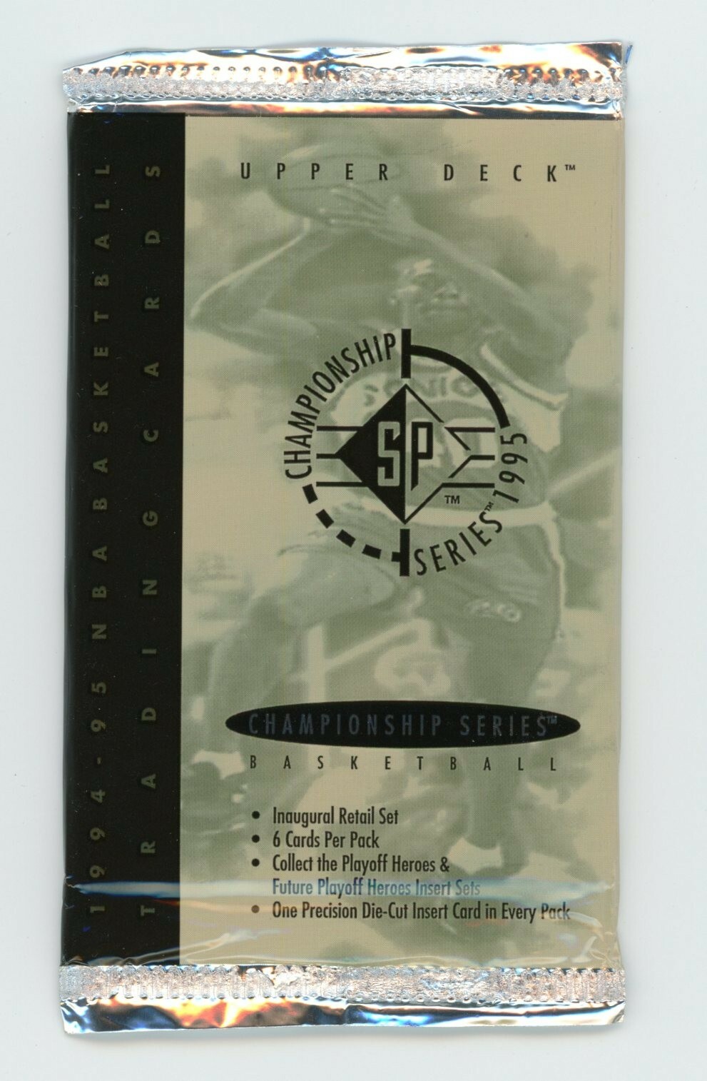1994-95 UD SP Champ/Series Sealed Pack Jordan Die Cut/Playoff Heroes/He’s Back