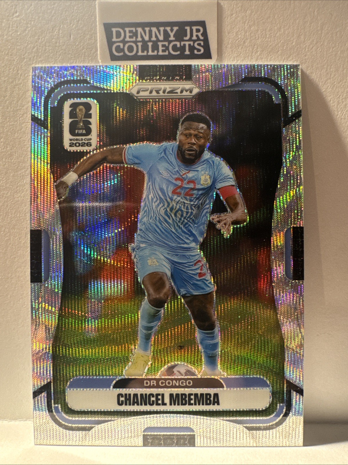 2026 Panini Prizm FIFA World Cup #465 CHANCEL MBEMBA SILVER WAVE DR CONGO
