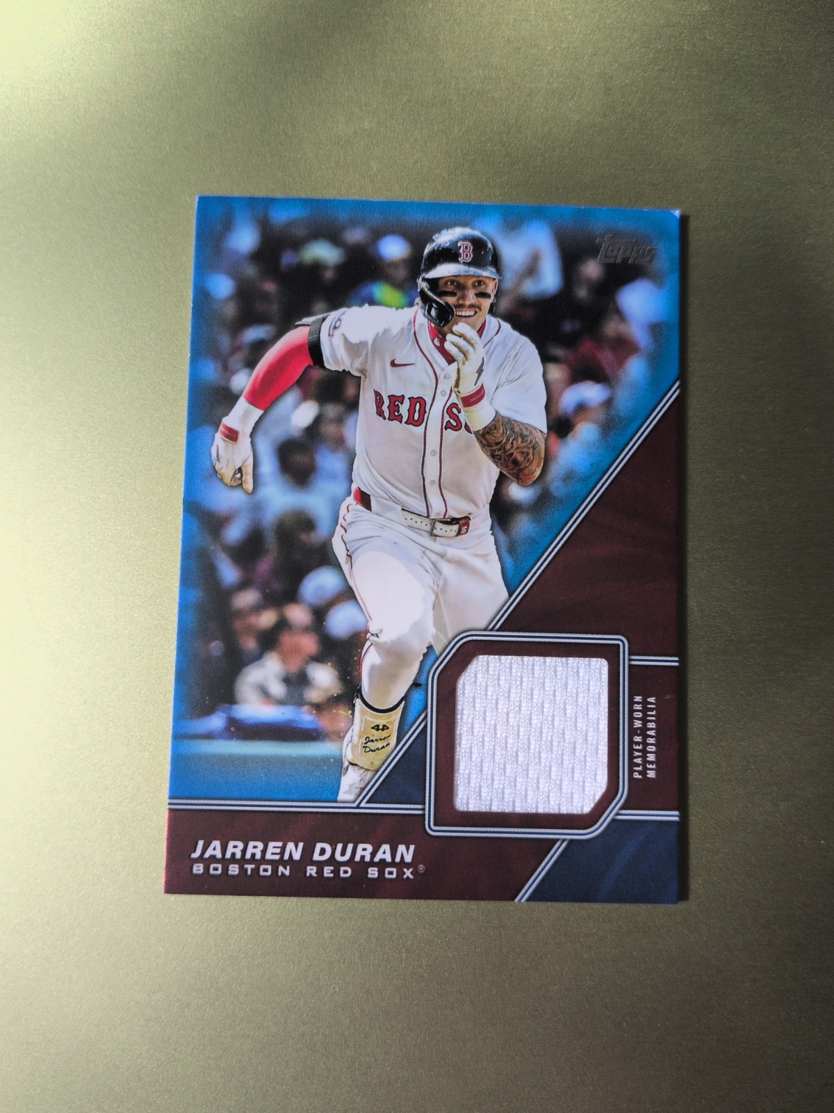 2026 Topps- Major League Material Jarren Duran #MLM-JDU Blue /150 – SEE PICTURES