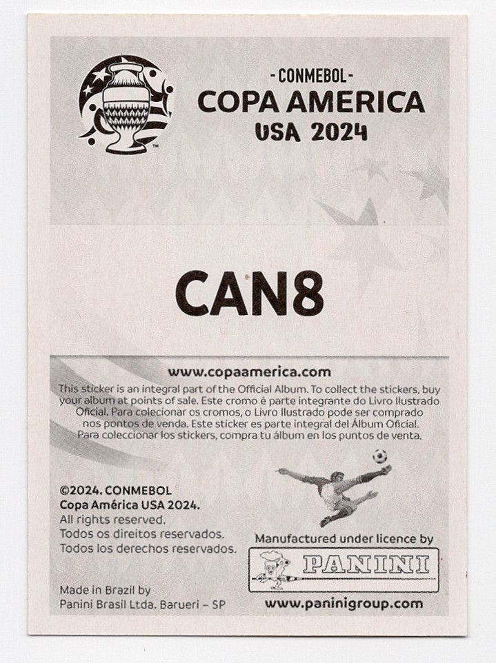 CAN8 Alphonso Davies CONMEBOL Copa América 2024 Latin America Edition