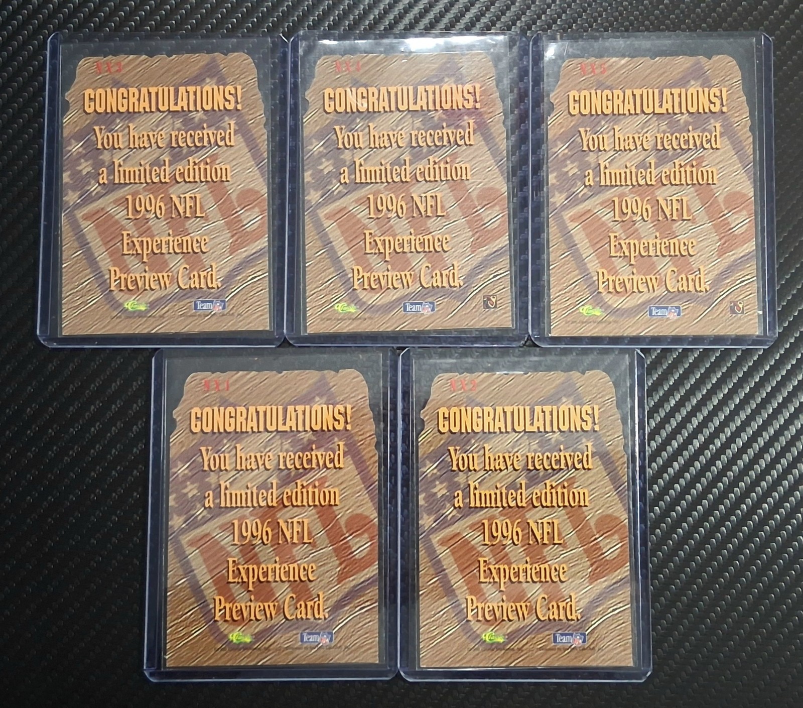 1996 Classic NFL Experience Preview Set