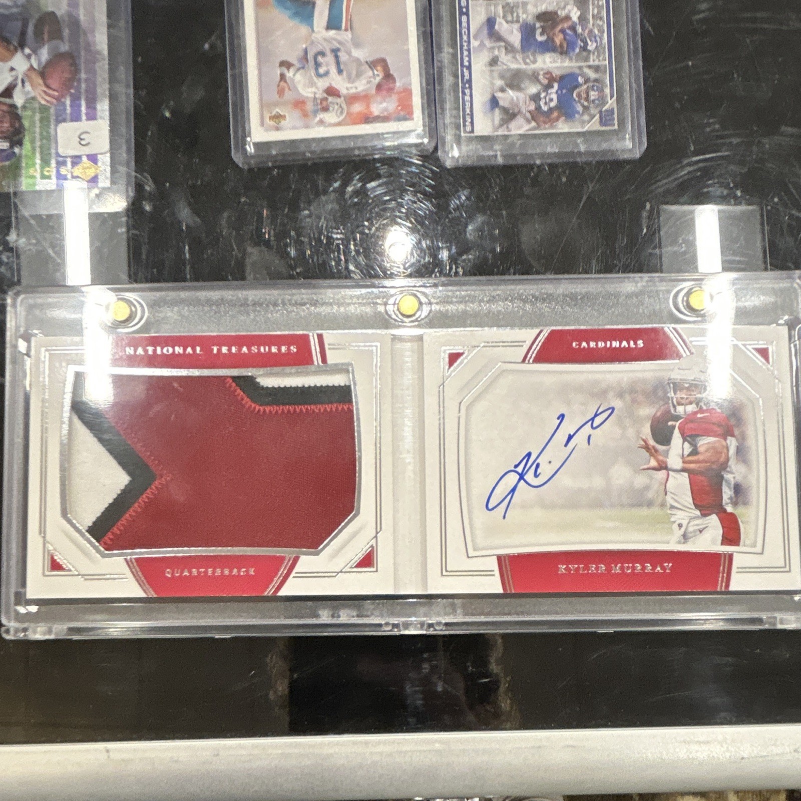 Panini National Treasures Kyler Murray Rookie Booklet Patch Auto 72/99 Cardinals