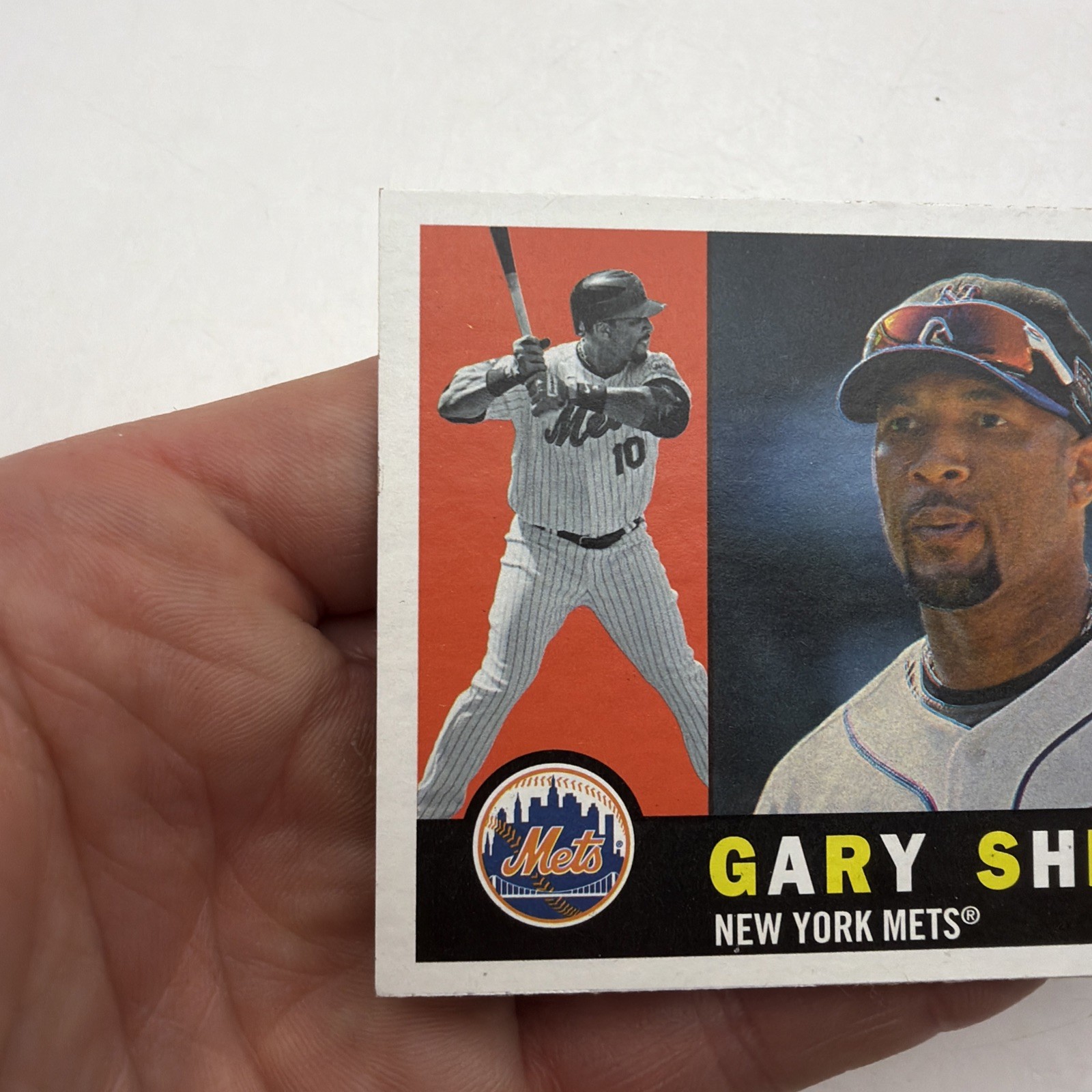 GARY SHEFFIELD 2009 TOPPS HERITAGE HIGH NUMBER SHORT PRINT SP SSP #698 (METS)