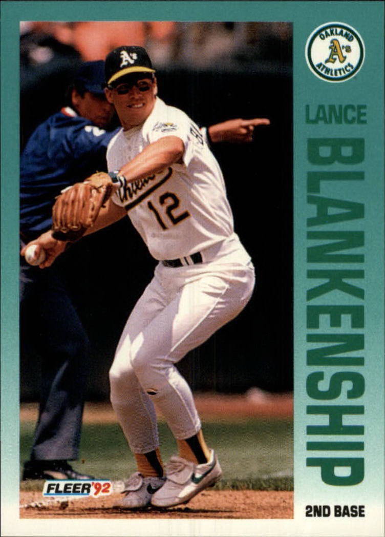 1992 Fleer #250 Lance Blankenship – BB