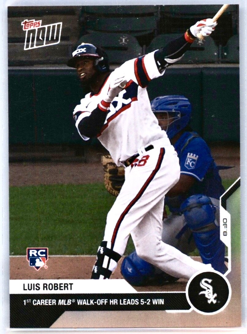 2020 Topps Now #177 LUIS ROBERT Rookie RC ⚾ Chicago White Sox ⚾ #/6100