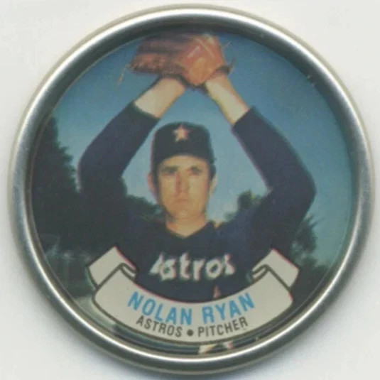 NOLAN RYAN-HOF(P) Topps Coin 1987**Coin No. 40 * FREE SHIPPING/HANDLING