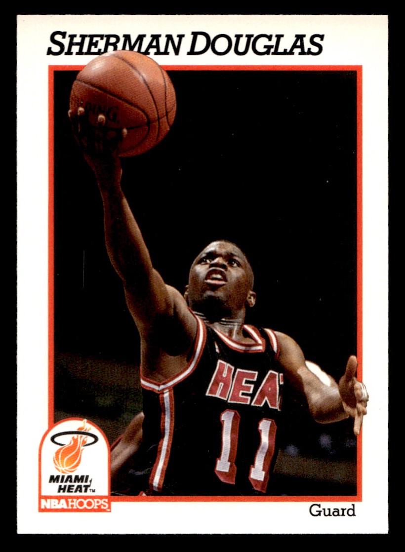 1991-92 NBA Hoops – Sherman Douglas #110 Basketball Sports Card Raw Trading Card