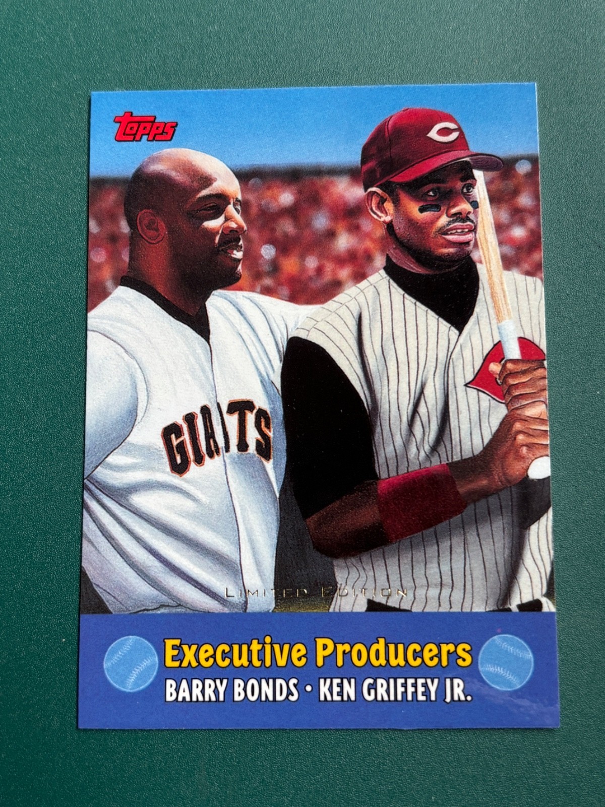 2000 Topps Limited Edition TC8 Barry Bonds Ken Griffey Jr Baseball Card /A293