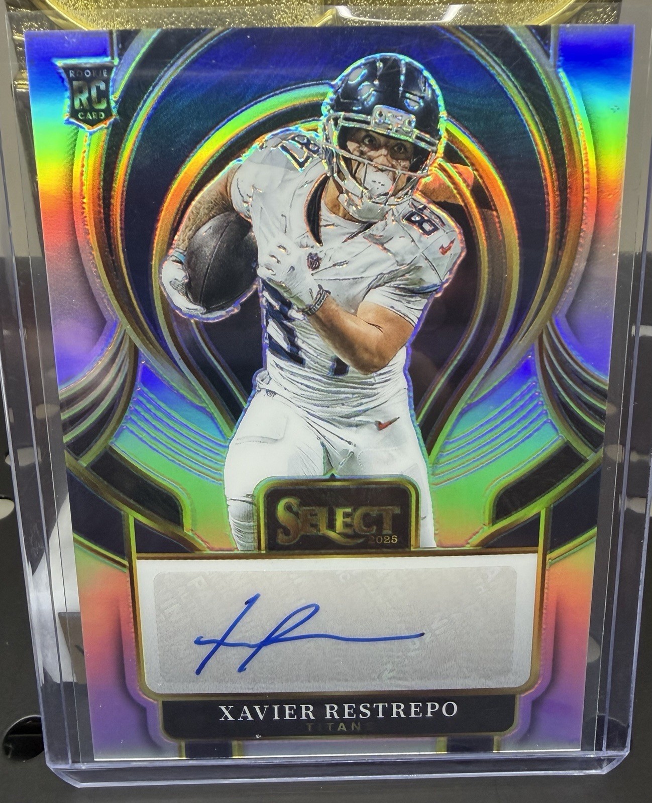 2025 Panini Select Signatures Silver Prizm Xavier Restrepo RC AUTO
