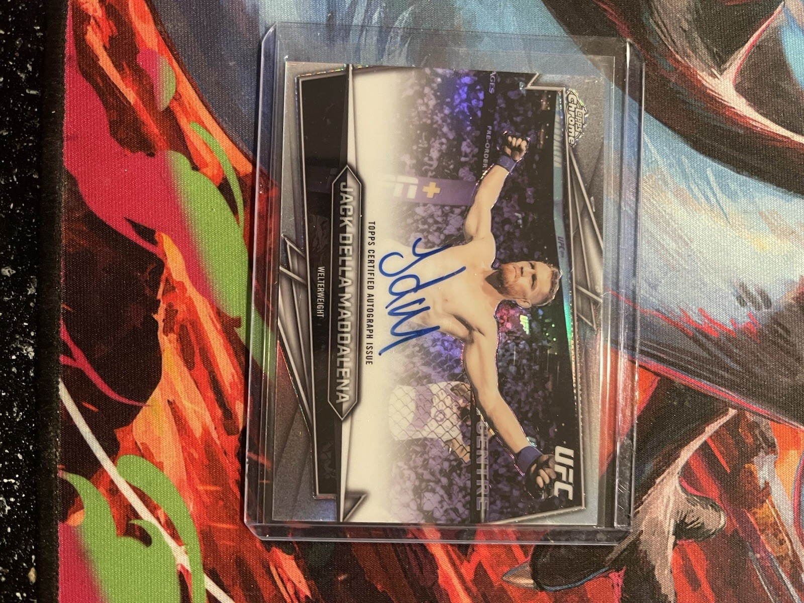 2026 Topps Chrome UFC Jack Della Maddalena Refractor Auto BAV-JD