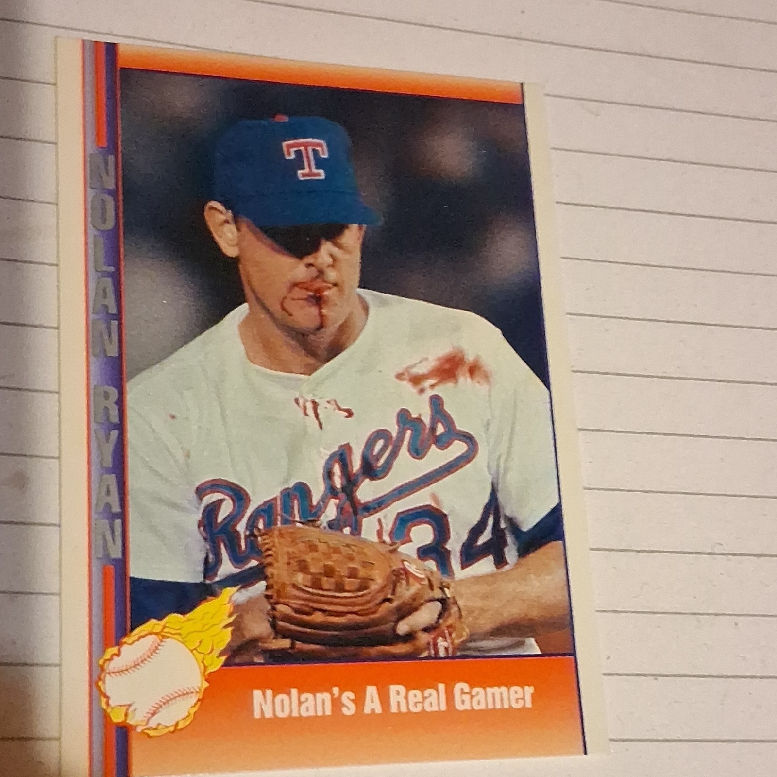 Pacific 1991 Nolan Ryan Texas Express #92 Nolan’s A Real Gamer Texas Rangers