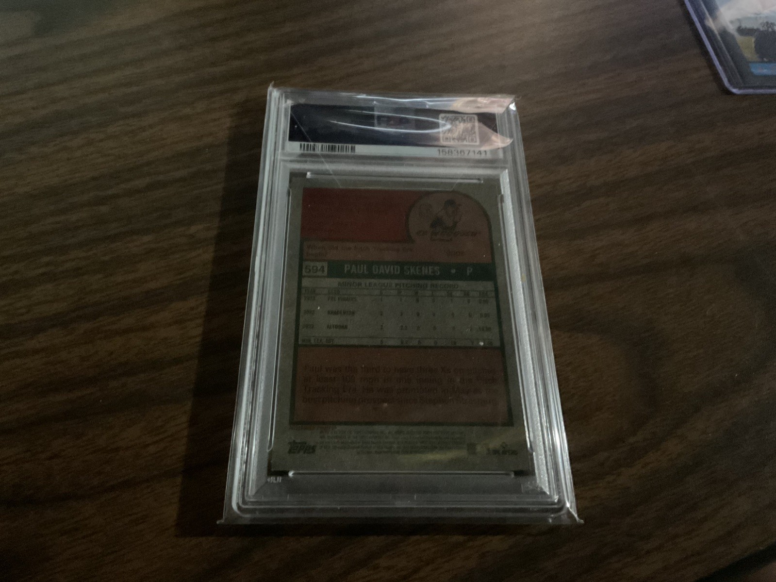 10 Topps Baseball Paul Skenes Pittsburgh Pirates 1 is a 2024 Topps Heritage PSA9