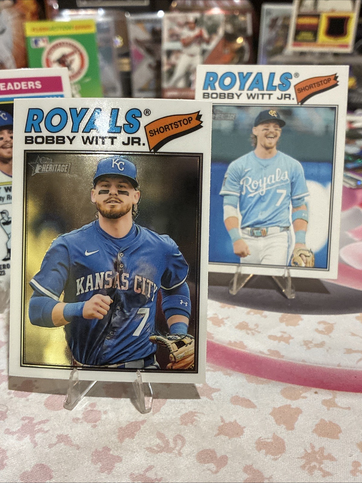 Bobby Witt Jr. 2026 Topps Heritage Image Variation SSP #160 KC Royals +2 Chrome