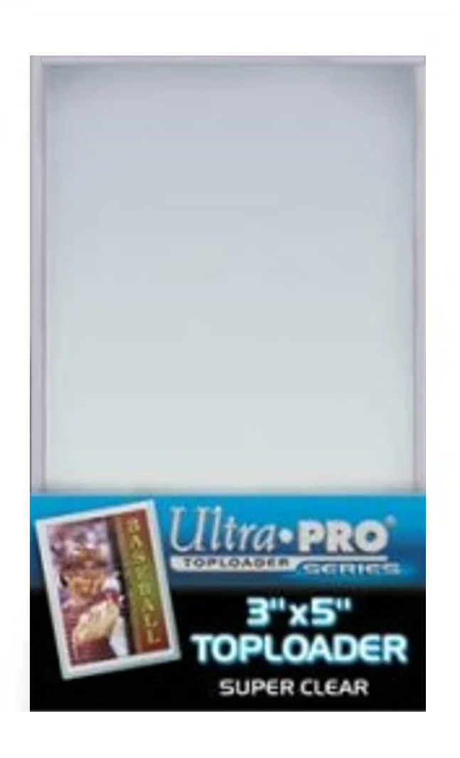 (1) Ultra Pro 3 x 5 Toploaders Tall Widevision 3″ x 5″ Add Sleeve FREE SHIPPING